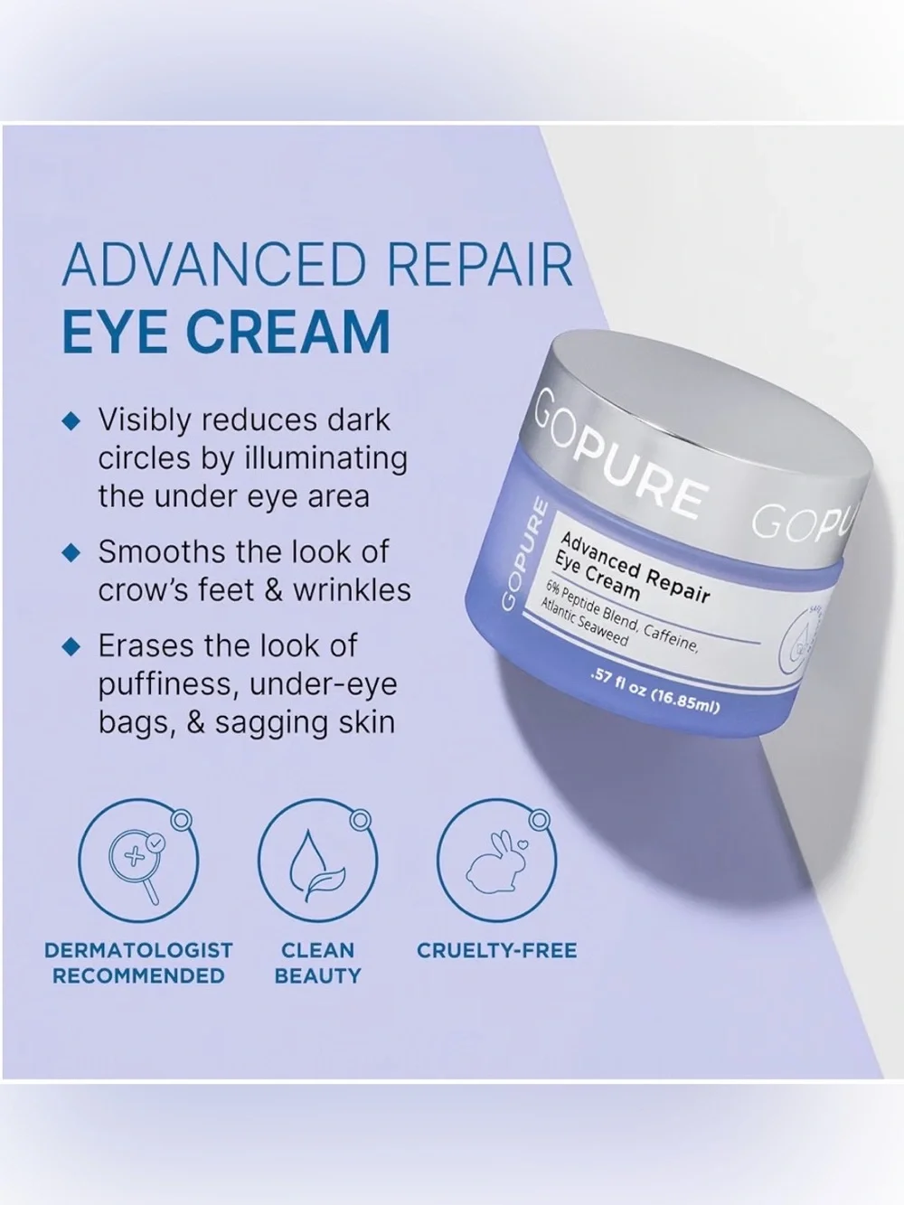 Go Pure Eye Cream Advanced Repair Eye Cream - **NEW & SEALED**